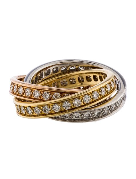 cartier trinity rolling ring